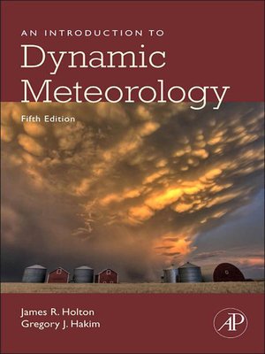 cover image of An Introduction to Dynamic Meteorology